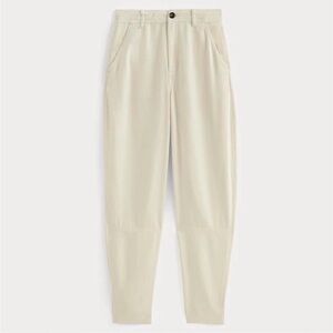 Everlane Tencel Relaxed Tapered Chino in Bone White size 8